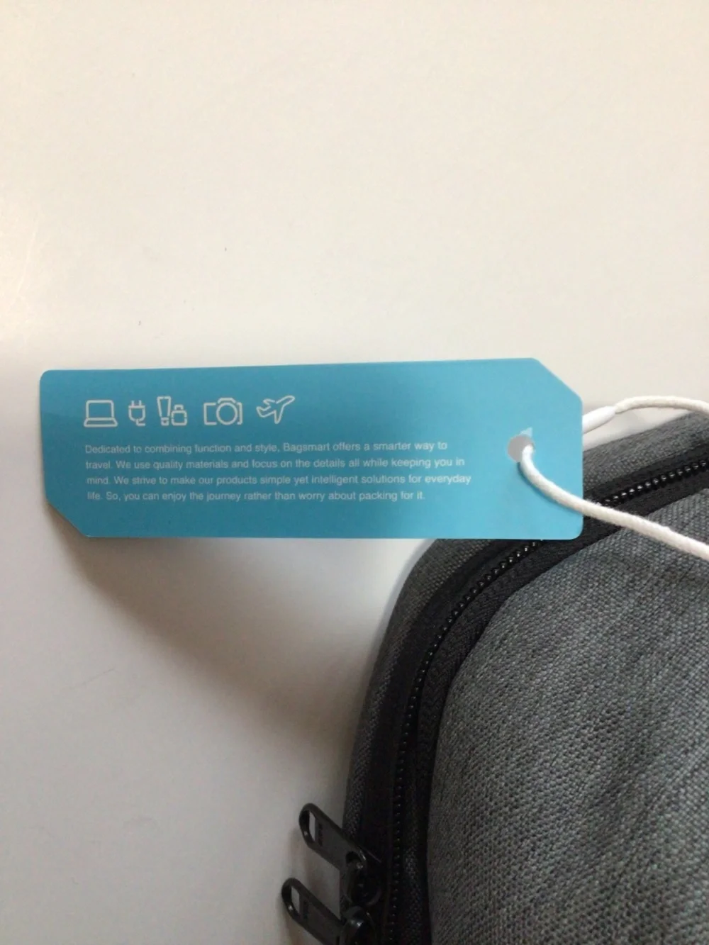 BAGSMART Gray Camera Backpack - Padded Photo & Video Case